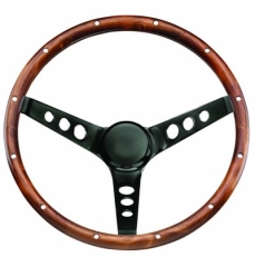 Lenkrad - Steering Wheel  Holzdesign 343mm Black